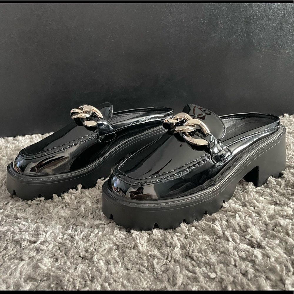 NIB Azalea Wang Platform Oxford Mules NWT - image 6